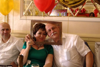 Юбилей Александра в кафе 