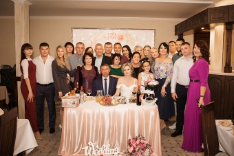 Свадьба Андрея и Алины в кафе 