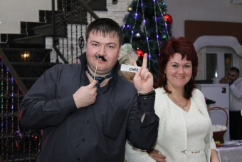 Новогодний корпоратив. Банкетный зал Сириус