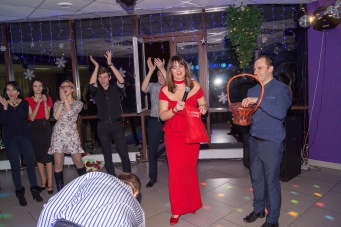 Новогодний корпоратив в кафе "Мегаполис" 