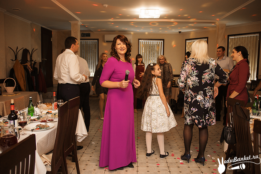 Свадьба Андрея и Алины в кафе 